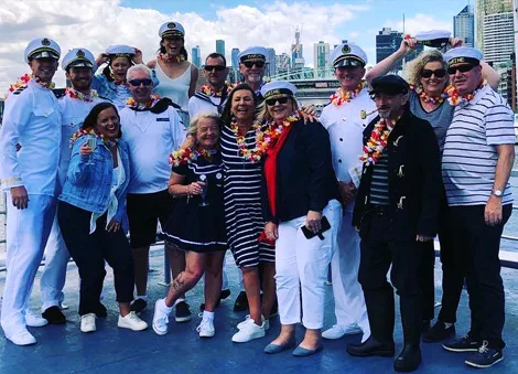 Party cruise attendees