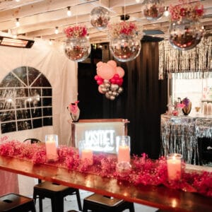 disco-cowgirl-theme-table
