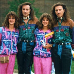 80s Fashion Trends twins