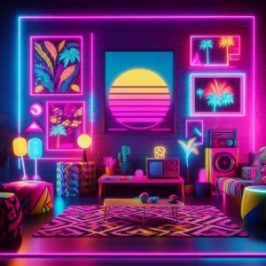 fluorescent décor